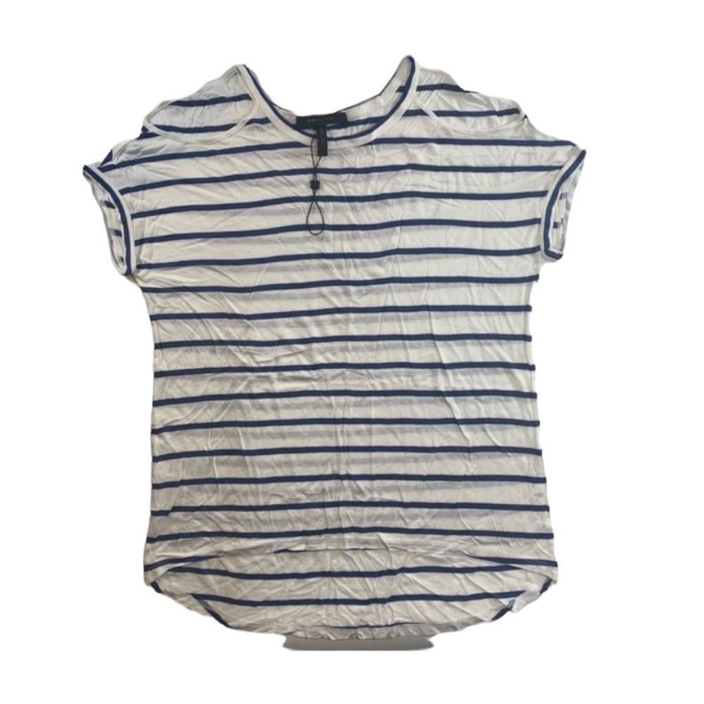 BCBGMAXAZRIA | Stripped Blue & White New Tee